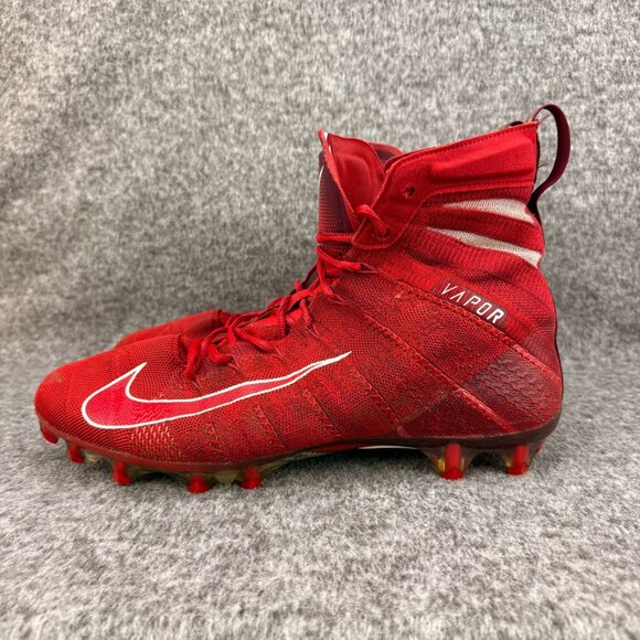 Nike Mens 12 Vapor Untouchable 3 Elite Cleats University Red Football AH7408-600 - Picture 9 of 13